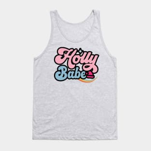 Holly Babe Christmas Vintage Retro Tank Top